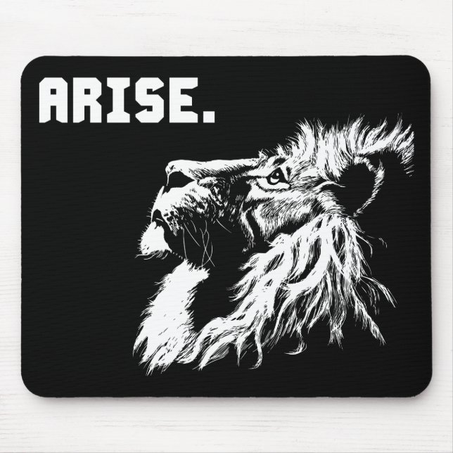 Mousepad ARISE - Motivação do leão (Frente)