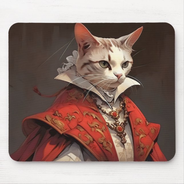 Mousepad Aristocrat Cat Engraçado (Frente)