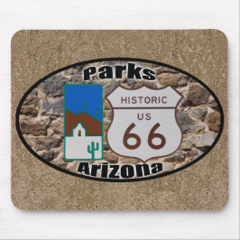 Mousepad Arizona histórica dos parques da rota 66 dos E.U.