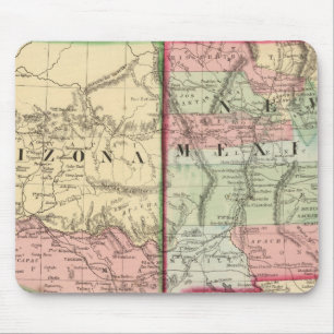 Mousepad Arizona, Mapa do Novo México por Mitchell