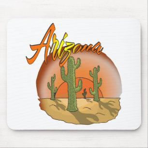 Mousepad ARIZONA Sunset Cactus