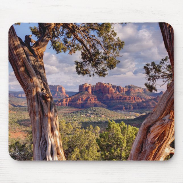 Mousepad Arizona vermelha da rocha | Sedona (Frente)