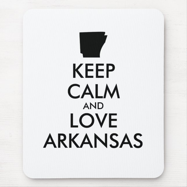 Mousepad ARKANSAS DE MANUTENÇÃO E AMOR personalizáveis (Frente)