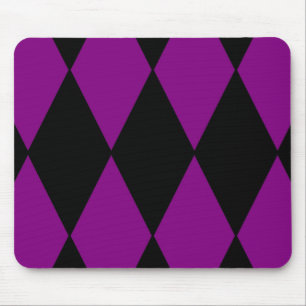 Mousepad arlequim preto roxo