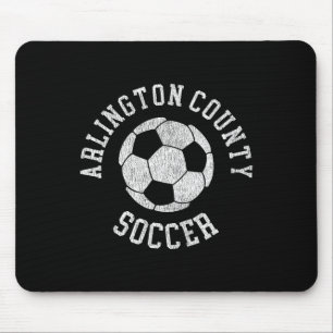 Mousepad Arlington County Soccer Retro Desgastado 90's Vint
