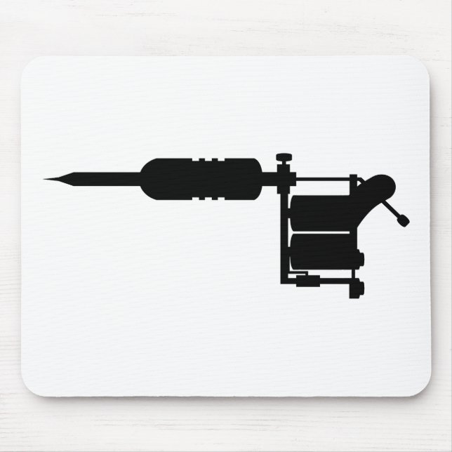 Mousepad arma de tatuagem (Frente)