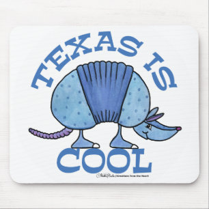 Mousepad Armadillo Blue-Texas é Legal