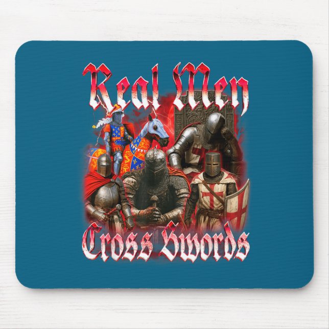 Mousepad Armadura de Cavaleiro Medieval Meme Renascimento H (Frente)