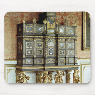 Mousepad Armário da jóia de Louis XIV, oficina dos Gobeli