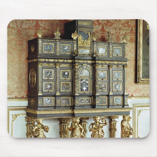 Mousepad Armário da jóia de Louis XIV, oficina dos Gobelins (Frente)