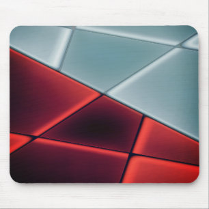 Mousepad Armários vermelhos a cinzentos com opção de mudar.