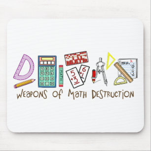 Mousepad Armas da destruição da matemática