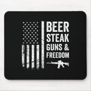 Mousepad Armas De Beer Steak E Liberdade - Churrasco Americ