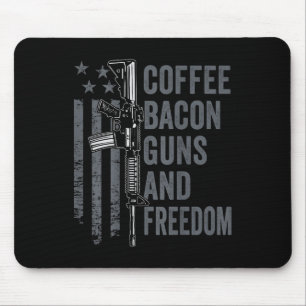 Mousepad Armas de Café Bacon & Liberdade - Churrasco Gr