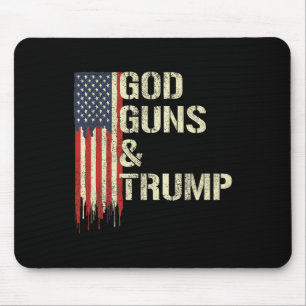 Mousepad Armas e trump I Emenda De segundo Trump Flag Améri