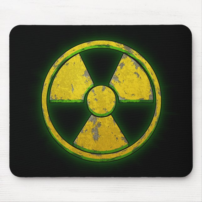 Mousepad Armas nucleares amarelas (Frente)