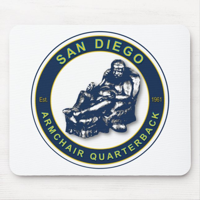 Mousepad ARMCHAIR QB - San Diego (Frente)