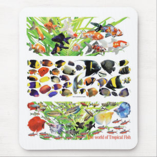 Mousepad Aromas de peixe de companhiaの た の マ ウ め ,N.o 01