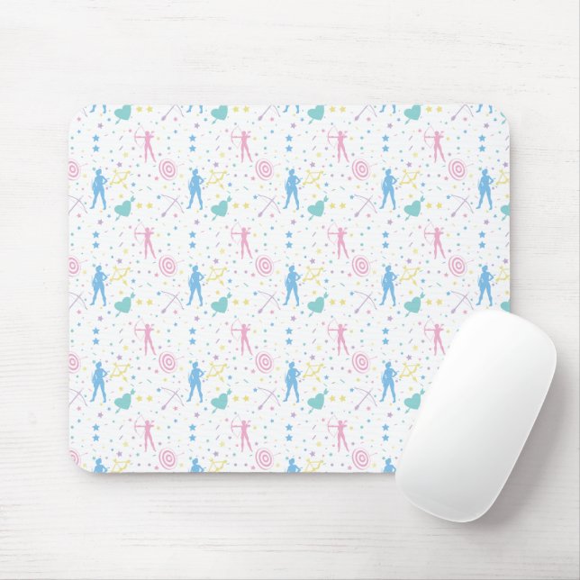 Mousepad Arqueiro feminino - Seta Arco de Archer (Com mouse)