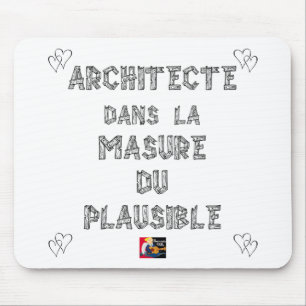 Mousepad ARQUITECTO, no MASURE do PLAUSÍVEL