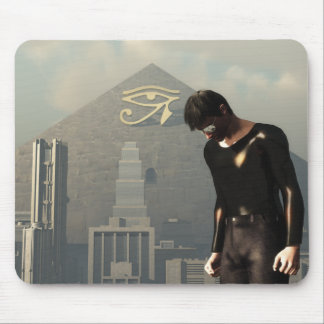 Mousepad Arquitectura da cidade nova do ordem mundial