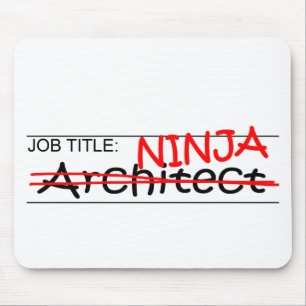 Mousepad Arquiteto de Ninja da posição