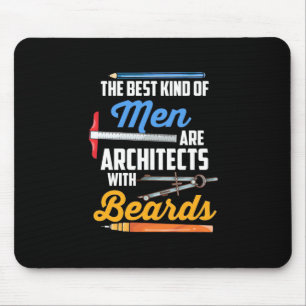 Mousepad Arquitetos masculinos com barbas