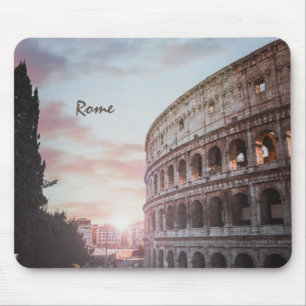 Mousepad Arquitetura Antiga de Roma - paisagem solar