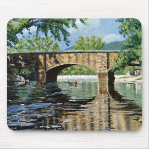 Mousepad Arrancador de Trutas de Pesca de Voo