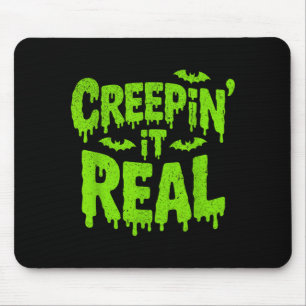 Mousepad Arrasando no Verde Real Slime Halloween Divertido