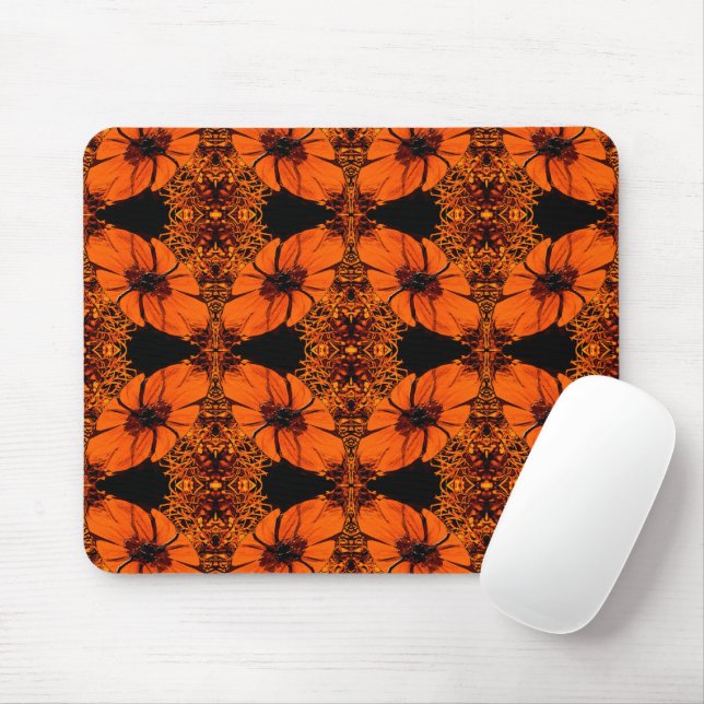 Mousepad Array de flor de outono....... (Com mouse)