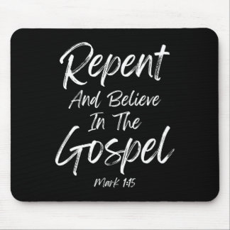 Mousepad Arrepende-te E Crê No Evangelho Quaresma Quarta-Fe