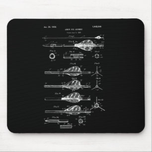 Mousepad Arrows Vintage Design - Teto do Arco composto