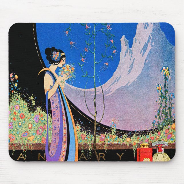 Mousepad Art Deco Advertising Art de Fred Parker (Frente)