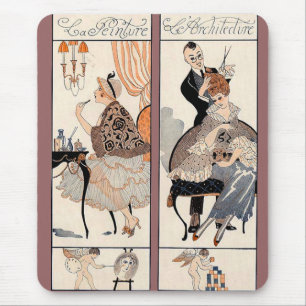Mousepad Art Deco Beauty