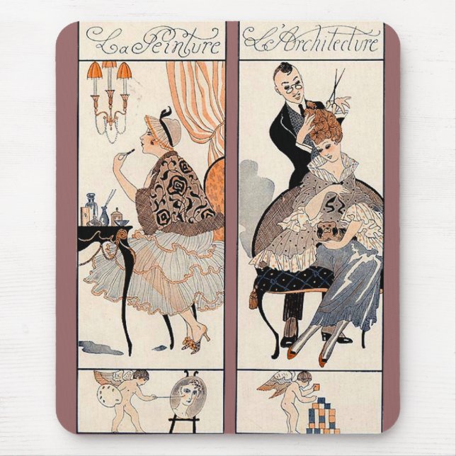 Mousepad Art Deco Beauty (Frente)