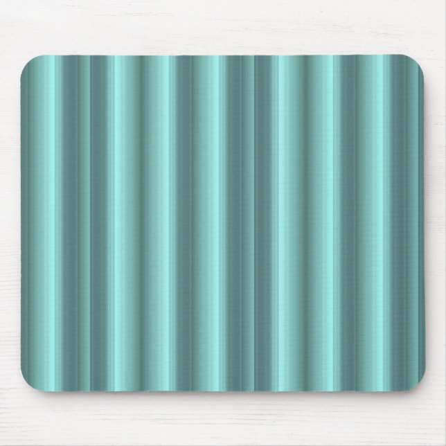 Mousepad Art Deco mintgrüne Streifen (Frente)
