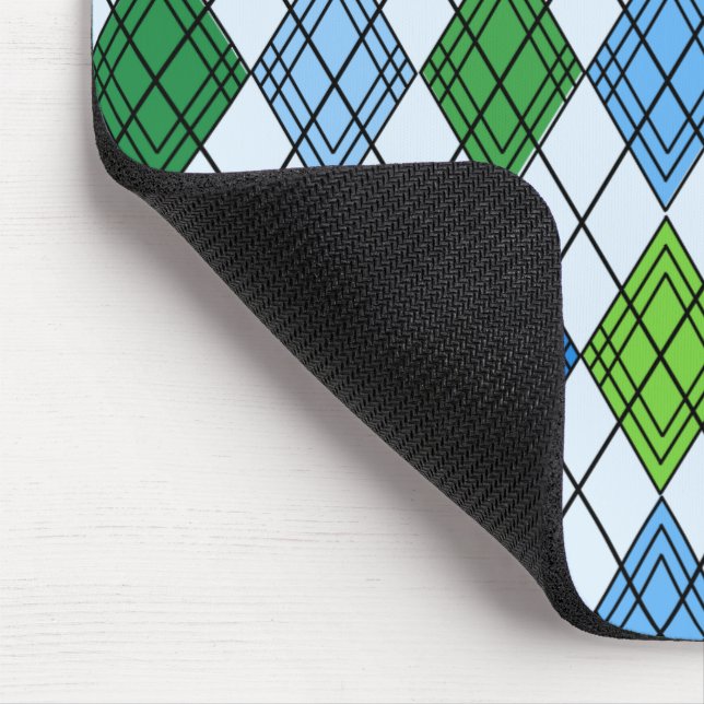 Mousepad Art Deco Rain Argyle (Canto)