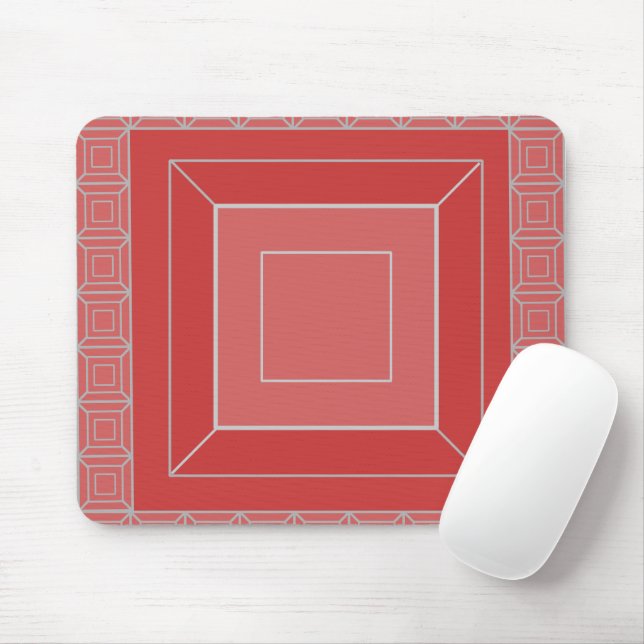 Mousepad Art Deco Squares (Com mouse)