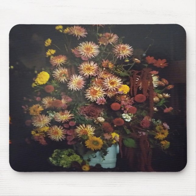 Mousepad Art Floral Vase Buquê (Frente)