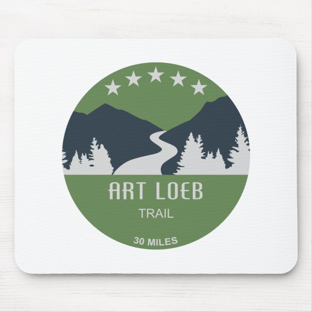 Mousepad Art Loeb Trail Carolina do Norte (Frente)