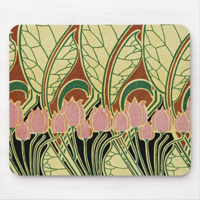 Mousepad Art Nouveau Design nº 1 (Frente)
