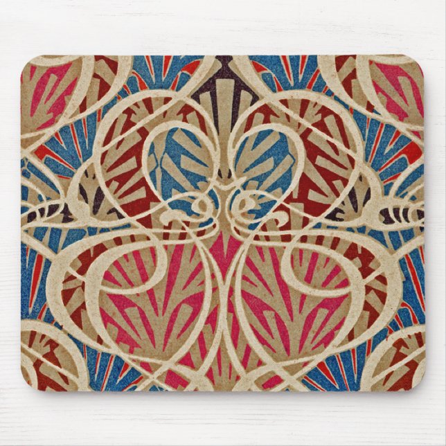 Mousepad Art Nouveau Padrão nº 10 em Emporio Moffa (Frente)