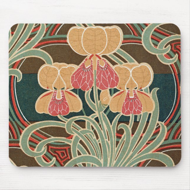 Mousepad Art Nouveau Padrão nº 4 em Emporio Moffa (Frente)