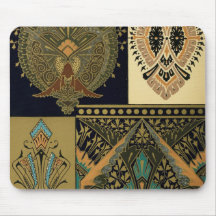 Art nouveau padrão têxtil Christopher Dresser