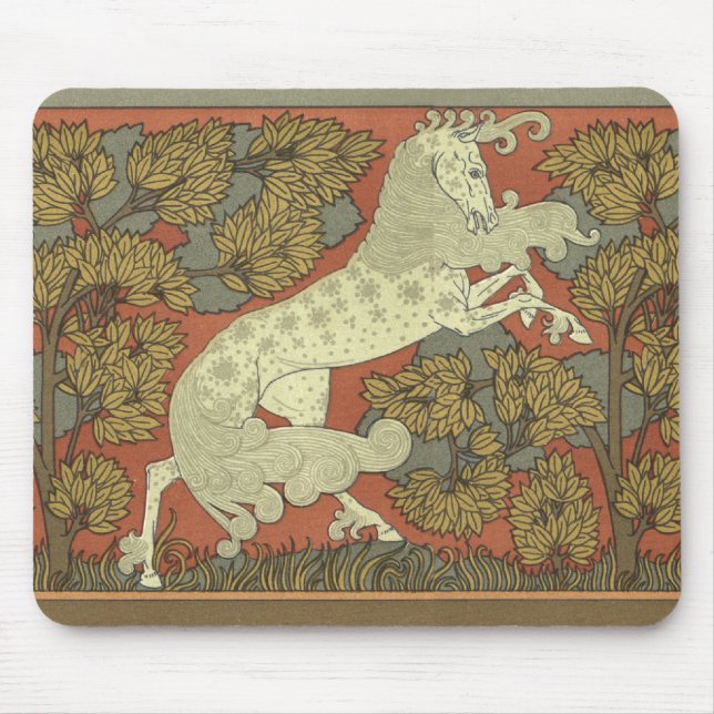 Mousepad Art Nouveau Prancing Horse (Frente)