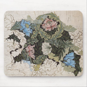 Mousepad Art nouveau william morris esboço floral