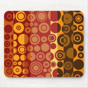 Mousepad Arte abstracta colorida retro 2 do anos 50