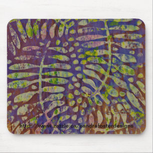 Mousepad Arte abstracta do estêncil do impressão de Gelli