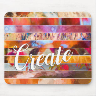 Mousepad Arte abstracta listrada feita sob encomenda